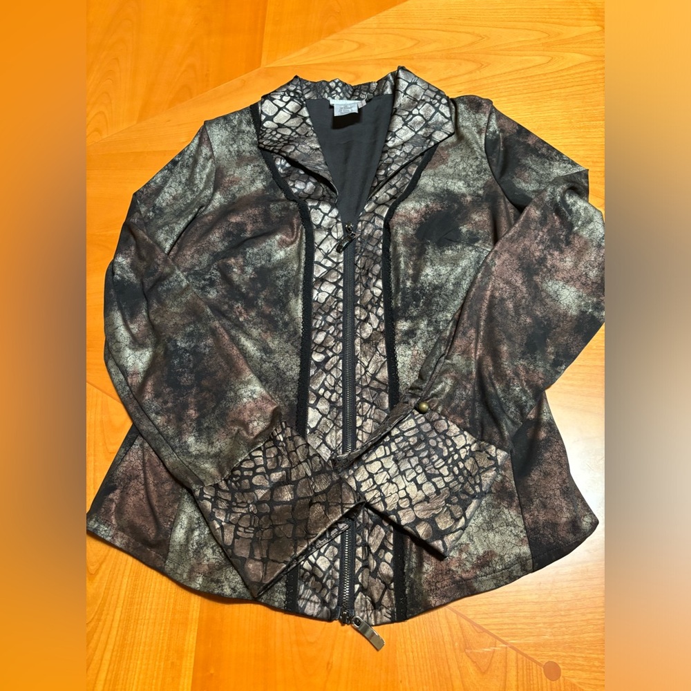 Alberto Makali animal print jacket